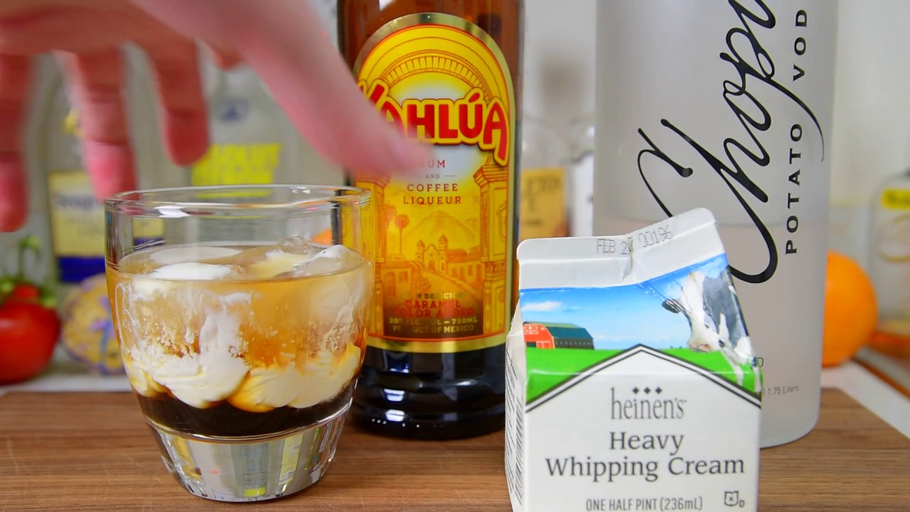 Black and White Russian Cocktail Recipe