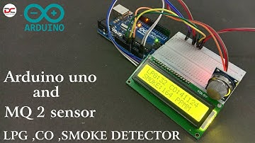 How To Use MQ2 Gas Sensor With I2C LCD | Arduino Projects | Dharani creations