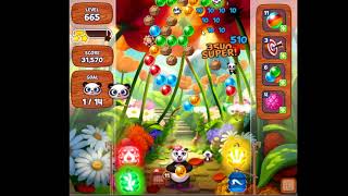 Panda Pop Level 665 NO BOOSTERS WALKTHROUGH