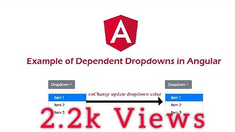 dependent drop down list in angular
