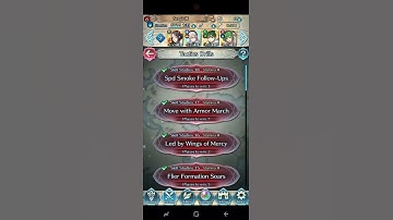 Fire Emblem Heroes Tactics Drills Skill Studies 18 Spd Smoke Follow Ups