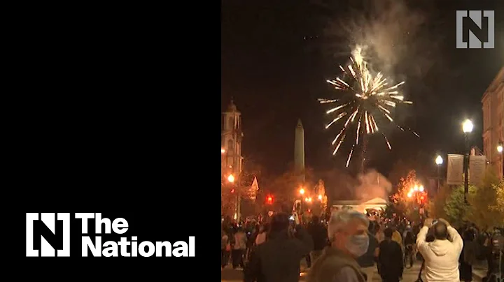 Watch: Fireworks in DC after Joe Biden's speech