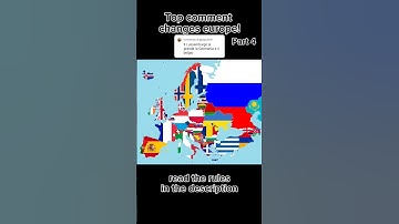 top comment changes Europe part 3 #geography #mapping #topcomment #flagmap