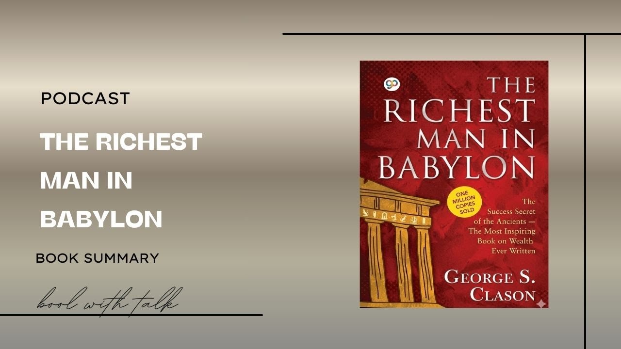 Paisa Kamane Ka Golden Rule 💰|  The Richest Man in Babylon Book Summary 💸💀✨|