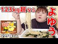 【大食い】123kg超なら『ペヤング超超超超超超大盛りペタマックス醤油ラーメン』を余裕で完食できる説【3991kcal】