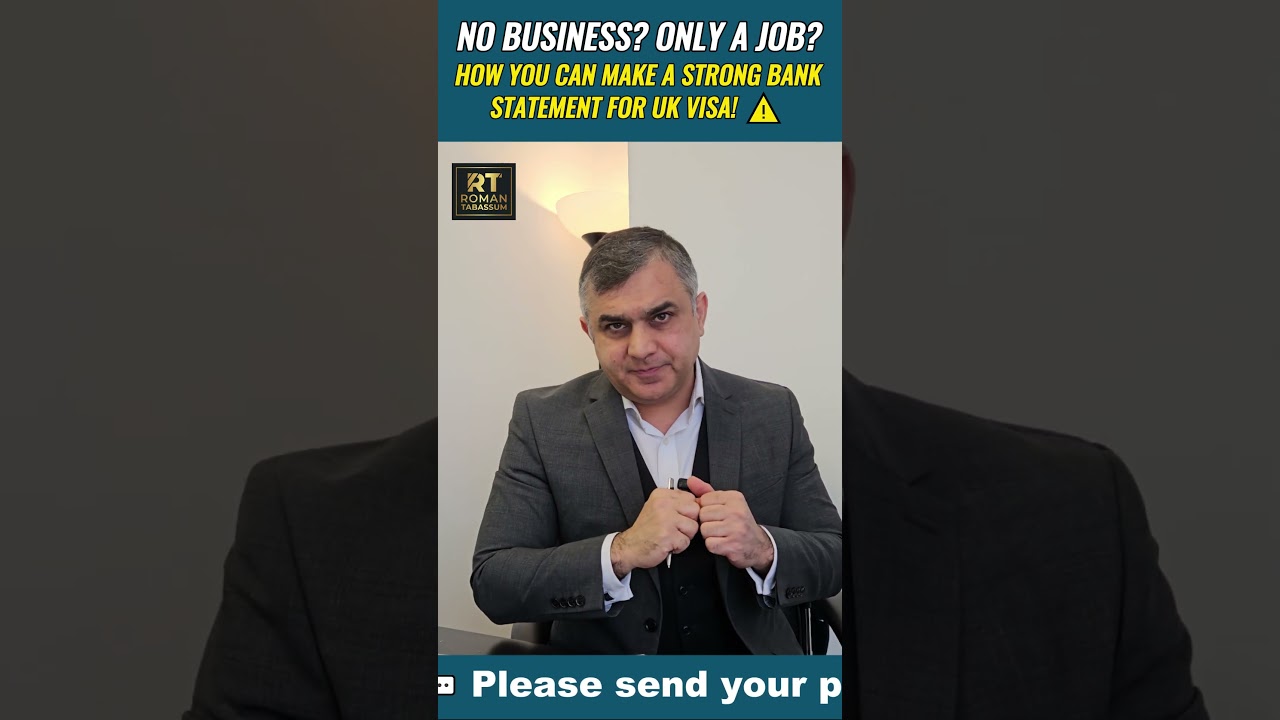 No Business, Only a Job? How to Create a Strong Bank Statement for UK Visa Approval (2025 Guide) ⚠️