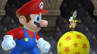 New Super Mario Bros Wii - All Bosses with Giant Mario
