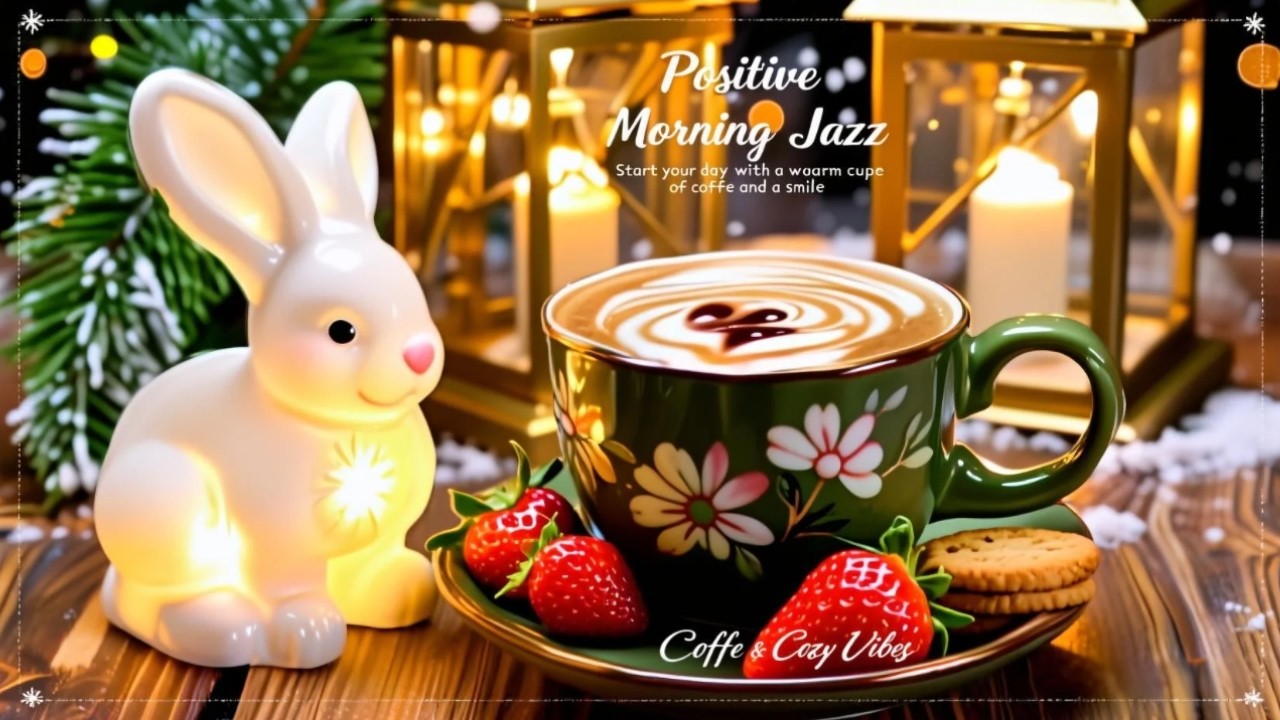 Positive Morning Jazz ☕ Relaxing Winter Coffee Jazz & Bossa Nova Piano for Great Mood