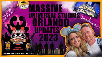 Universal Studios Orlando Whats New for 2023!! | Minions, Kid Zone, Great Movie Escape Rooms + More