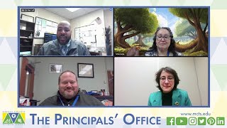 The Principals Office - Secretaries
In this episode, Mr. Munford, Mr. Warren, and our amazing principal secretaries, Ms. Wurtzel & Ms. Correa, discuss their experiences and passion here at MCTS. Watch and listen to learn more!
https://www.mcts.edu/ The Principals Office - Secretaries
