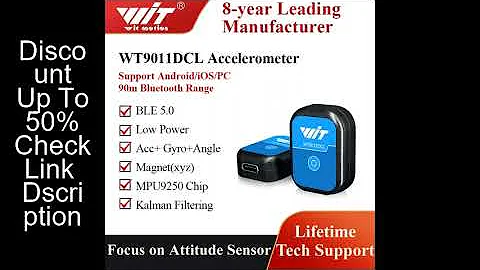WitMotion WT9011DCL-BT50 Bluetooth 5.0 Accelerometer Gyroscope Angle Sensor Electronic Compass Magne