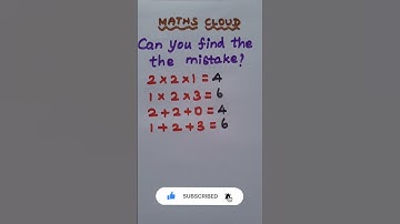 Can You Find The Mistake? #mathshorts #maths #shorts #easymaths #ytshorts #mathematics #mathstricks