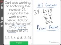 Understanding Factors and Prime Numbers
