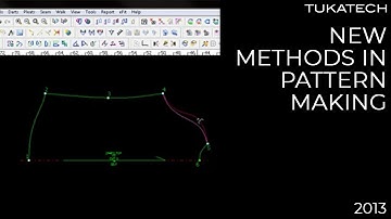New Methods of CAD Pattern Making | CAD Pattern Making Tutorial | TUKAtip - TUKAdesign (2013)