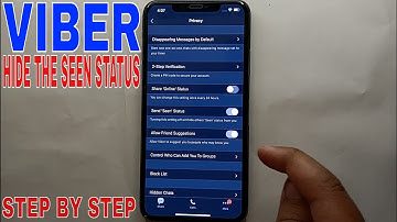 ✅ How To Hide The Seen Status On Viber 🔴