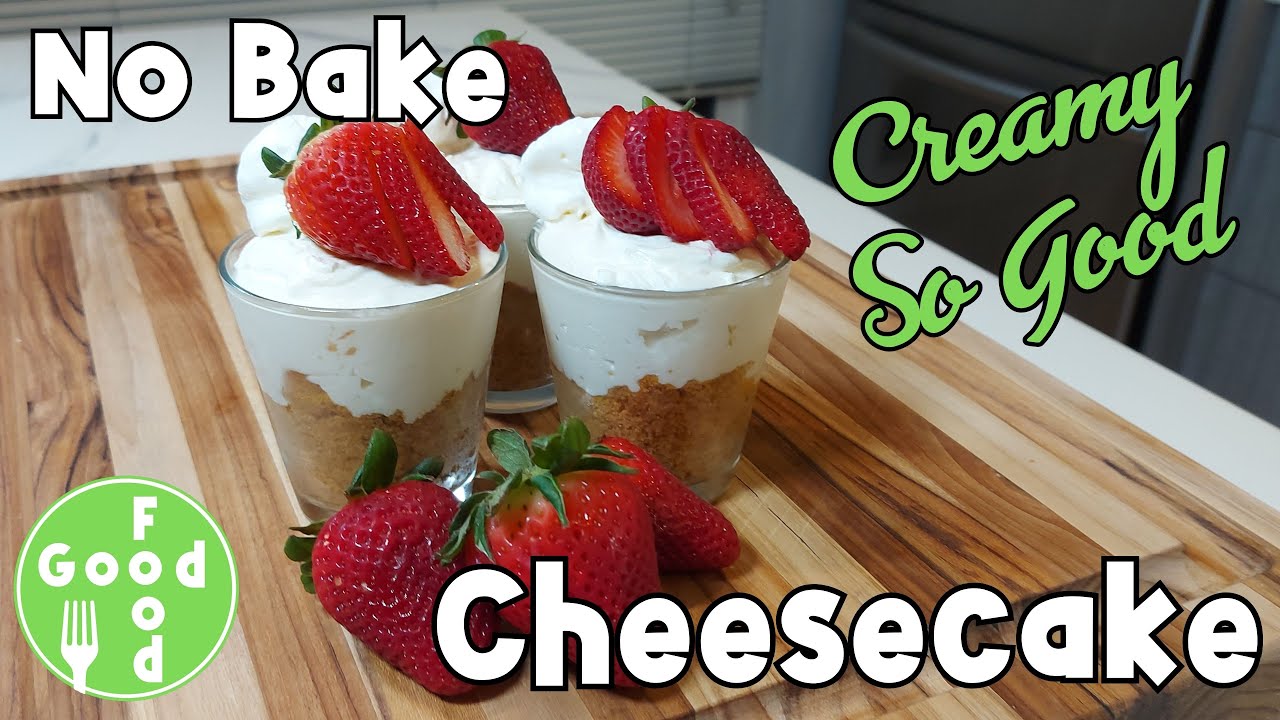 No Bake Cheesecake Recipe Video Tutorial Desert Creamy Amazing - YouTube