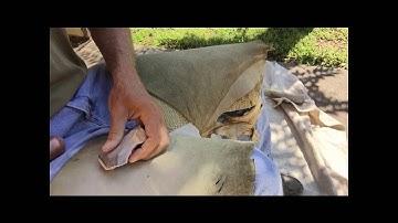 initial percussion reduction of square edges 1st of 2 videos