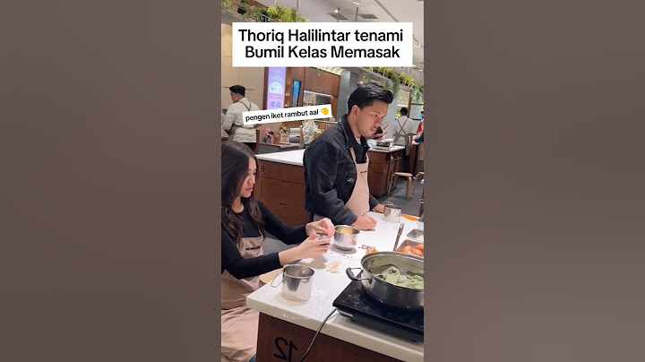 Aaliyah Massaid dan Thariq Halilintar ikut Cooking Class #aaliyah #thoriq