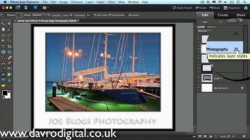 Photoshop Elements Matt Border part 2
