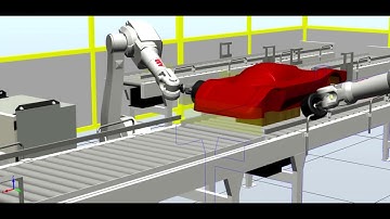 Robotstudio Simulation Project - Wheels Assembly