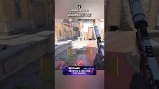 0.001%defuse #funny #cs2