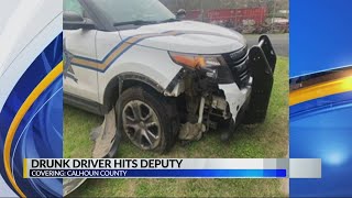 Calhoun County deputy hit by drunk driver