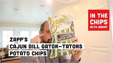 🇺🇸 Zapp’s Cajun Dill Gator Tators Potato Chips on In The Chips with Barry