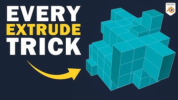 Blender Extrude Methods You Never Knew!