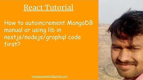 How to autoincrement MongoDB manual or using lib in nestjs/nodejs/graphql code first?