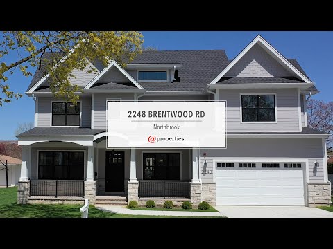 2248 Brentwood Road, Northbrook, IL home video tour