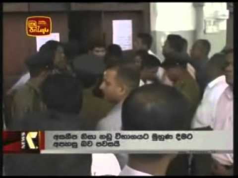 sarath fonseka White Flag case re-fixed for Oct. 4...