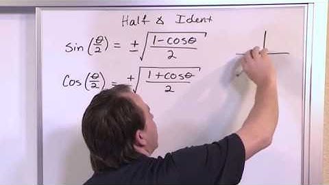 Lesson 13 - Half Angle Identities (Trig & PreCalculus)