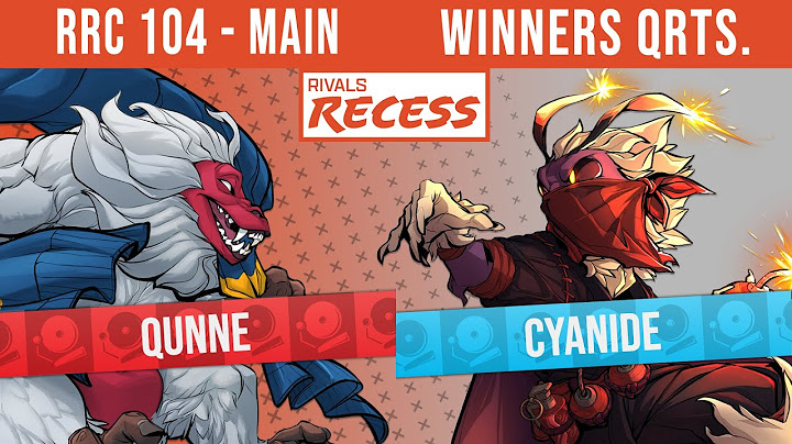 RRC 104 - Main | Winners Quarters - Qunne (Hodan) vs Cyanide (Mollo)