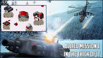 C&C RED ALERT 1 REMASTERED - Allied Mission 1 IN THE THICK OF IT on Hard