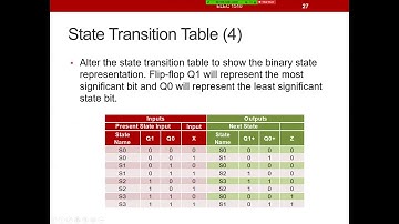 Finite State Machine, Detect Sequence, part 2