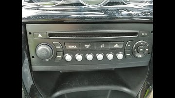 Citroen DS3 how to remove factory radio.