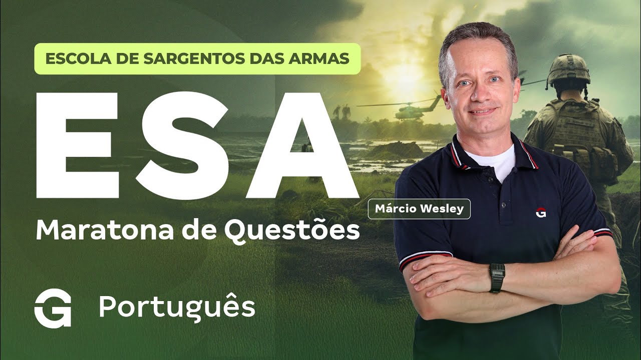 Concurso ESA 2026: Maratona de Questões | Português