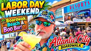 🟡 Atlantic City LABOR DAY WEEKEND Was WILD! Resorts Fins Up Boardwalk & BEACH Party & NEW Boo Bar!
