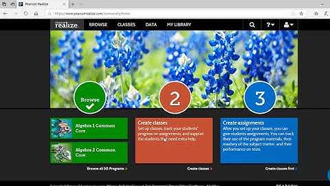 create class in pearson realize #Pearsonrealize