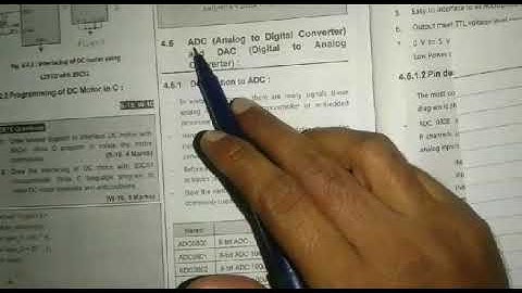 Analog to Digital Convertor And interface with 8051