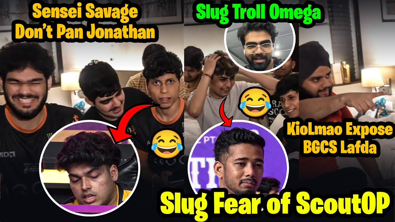 Slug FEAR of Scout💀 Sensei SAVAGE Jonathan Pan😂 Slug TROLL Omega😂 KioLmao EXPOSE BGCS Lafda🥵 | BGMS