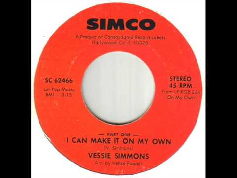 Vessie Simmons I Can Make It On My Own