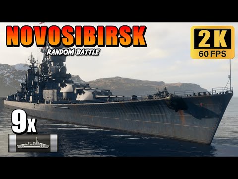 Видео: Суперкрейсер «Новосибирск» — доминирование с помощью крупнокалиберной огневой мощи