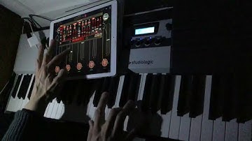 evening ipad synthesizer impro session by stefan gisler