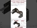 SolidWorks Sheet Metal Example 2 (Part + Drawing) #Shorts #solidworks #cad #ansysfluent