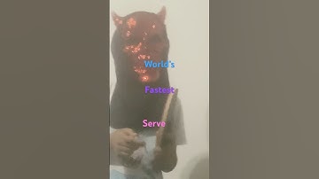 How to do the worlds fastest serve #tabletennis