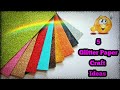 5 Easy glitter paper craft ideas | glitter foam sheet craft ideas | DIY Wall decor | artmypassion