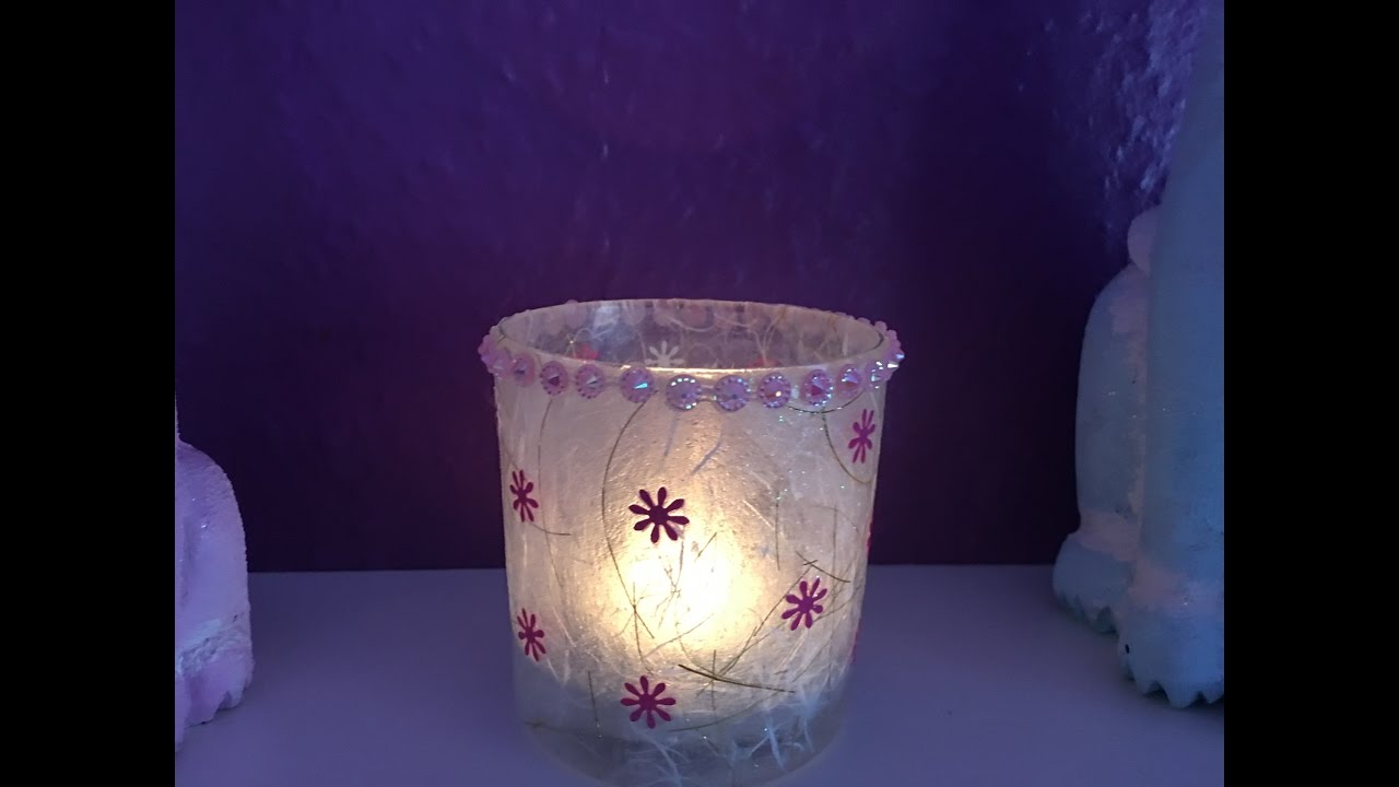 Frost Kerzen Glas DIY und Männer die verdursten :) selbstgemachte maske gegen pickel