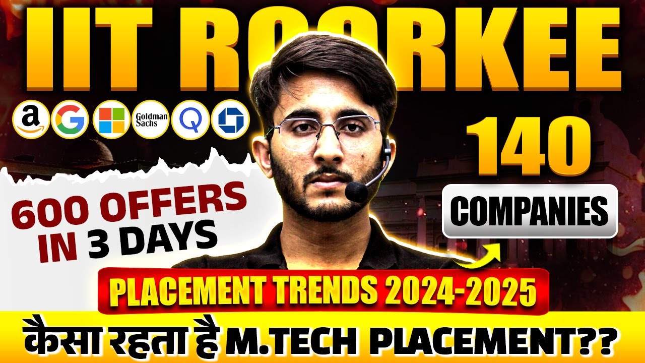 IIT Roorkee Placement Trends 2024 & 2025 | Complete Fact And ...