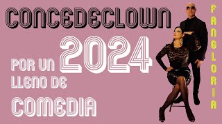 Concedeclown os desea un 2024 lleno de COMEDIA